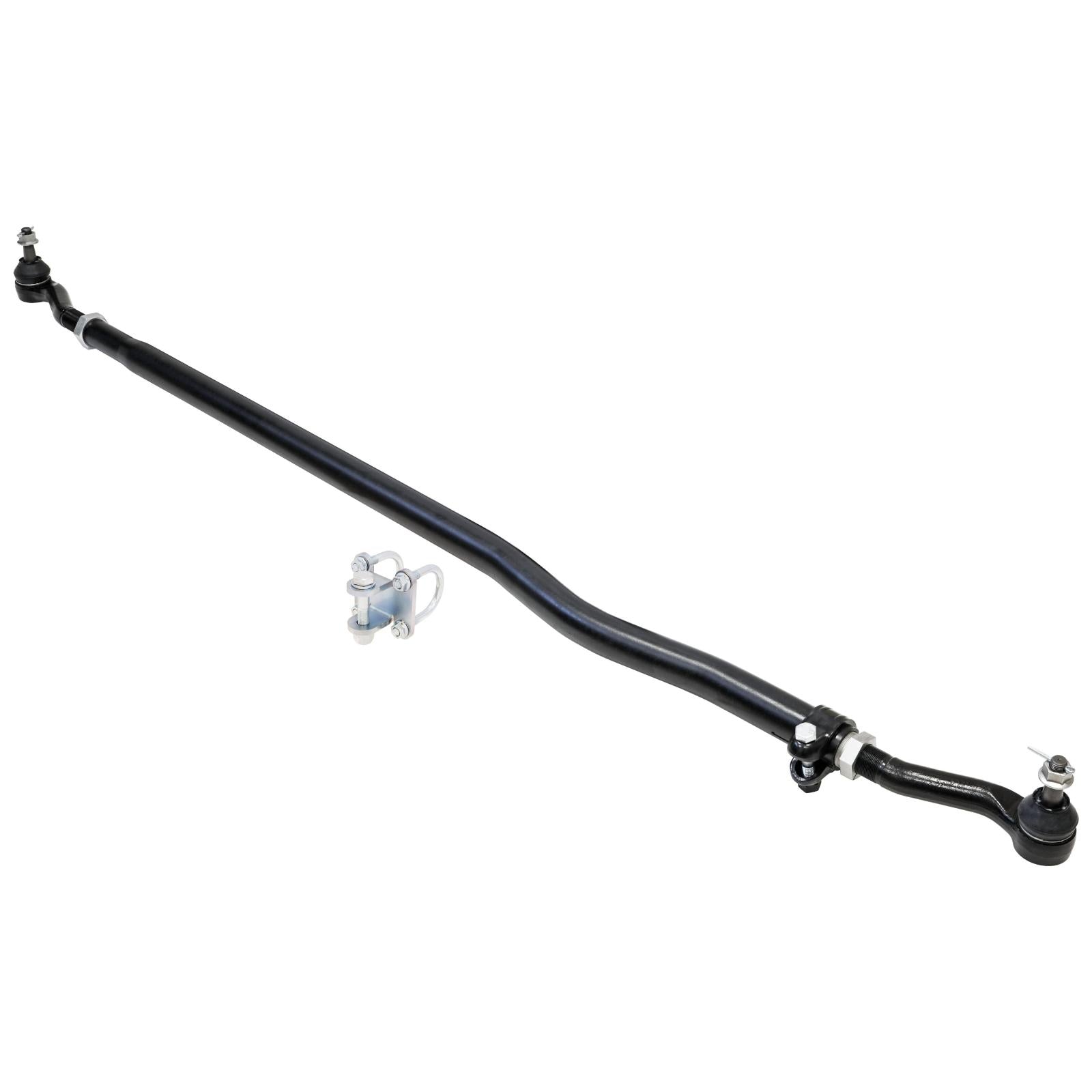 Currectlync Tie Rod 07-18 Wrangler JK Bolt-On 1 1/2 Inch Diameter Tube Construction Forged Tie Rod Ends Includes Jam Nuts And Adjusters RockJock 4x4