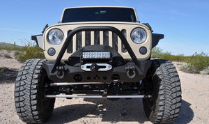NightHawk Jeep JK Front Bumper W/Mid Tube Stinger Artec Industries