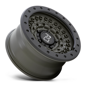 BARRICADE 17X8.5 6X5.5 112 OD-GRN-BLK +0