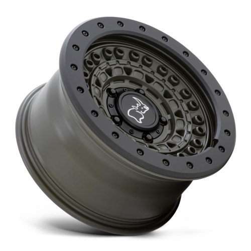 BARRICADE 17X8.5 5X5.0 71 OD-GRN-BLK -34