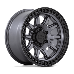 BR CALICO 17X8.5 5X4.5 72 M-GMTL BLK +34