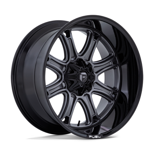DARKSTAR 24X12 8X180 124 -44 M-GMTL BLK