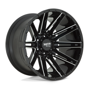 MO998 22X10 6X135 G-BLK MILL -18MM