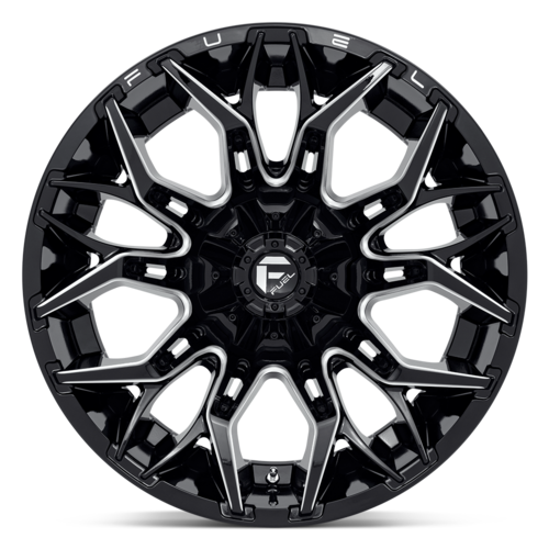 D769 22X12 8X170 G-BLK-MILL -44MM