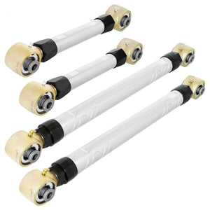 RockNut 21-Up Bronco Billet Aluminum Johnny Joint Rear Control Arm Set Double Adjustable RockJock 4X4