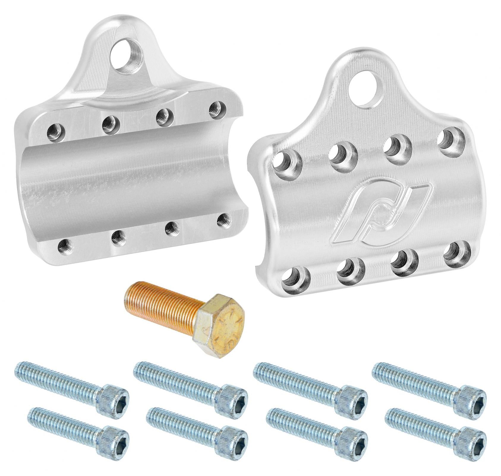 Currectlync Ram Assist Tie Rod Clamp Bracket 7075-T6 Billet Aluminum For 42mm/1 5/8 Inch Tube RockJock 4X4