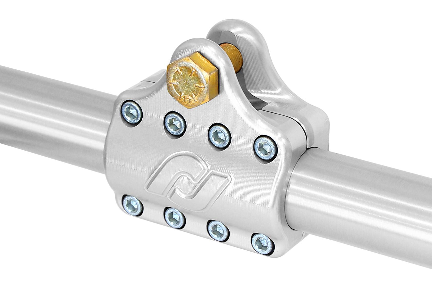 Currectlync Ram Assist Tie Rod Clamp Bracket 7075-T6 Billet Aluminum For 42mm/1 5/8 Inch Tube RockJock 4X4