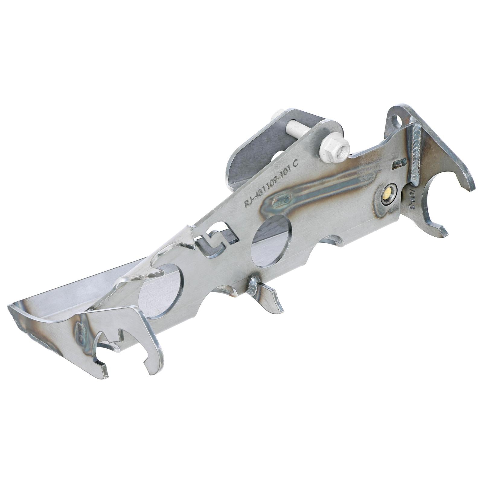 Currectlync Wrangler JK High Steer Front Trac Bar Relocation And Ram Assist Steering Mount Axle Bracket RockJock 4x4