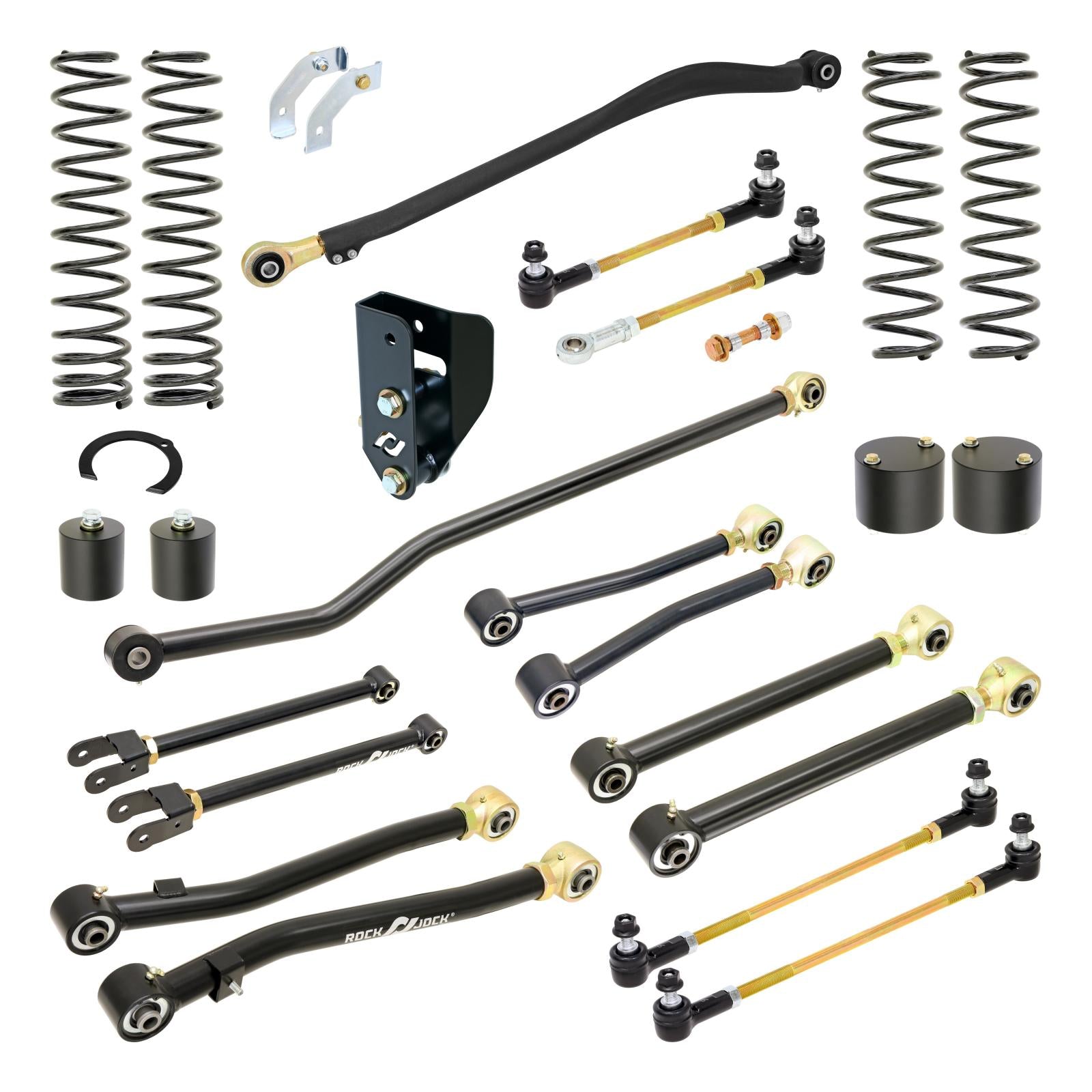 Pro Edition Johnny Joint Suspension System For Wrangler JL 4Xe Hybrid 3.5 Inch Lift RockJock 4x4