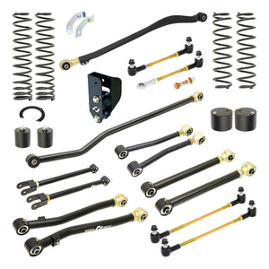Pro Edition Johnny Joint Suspension System For Wrangler JL 4Xe Hybrid 3.5 Inch Lift RockJock 4x4