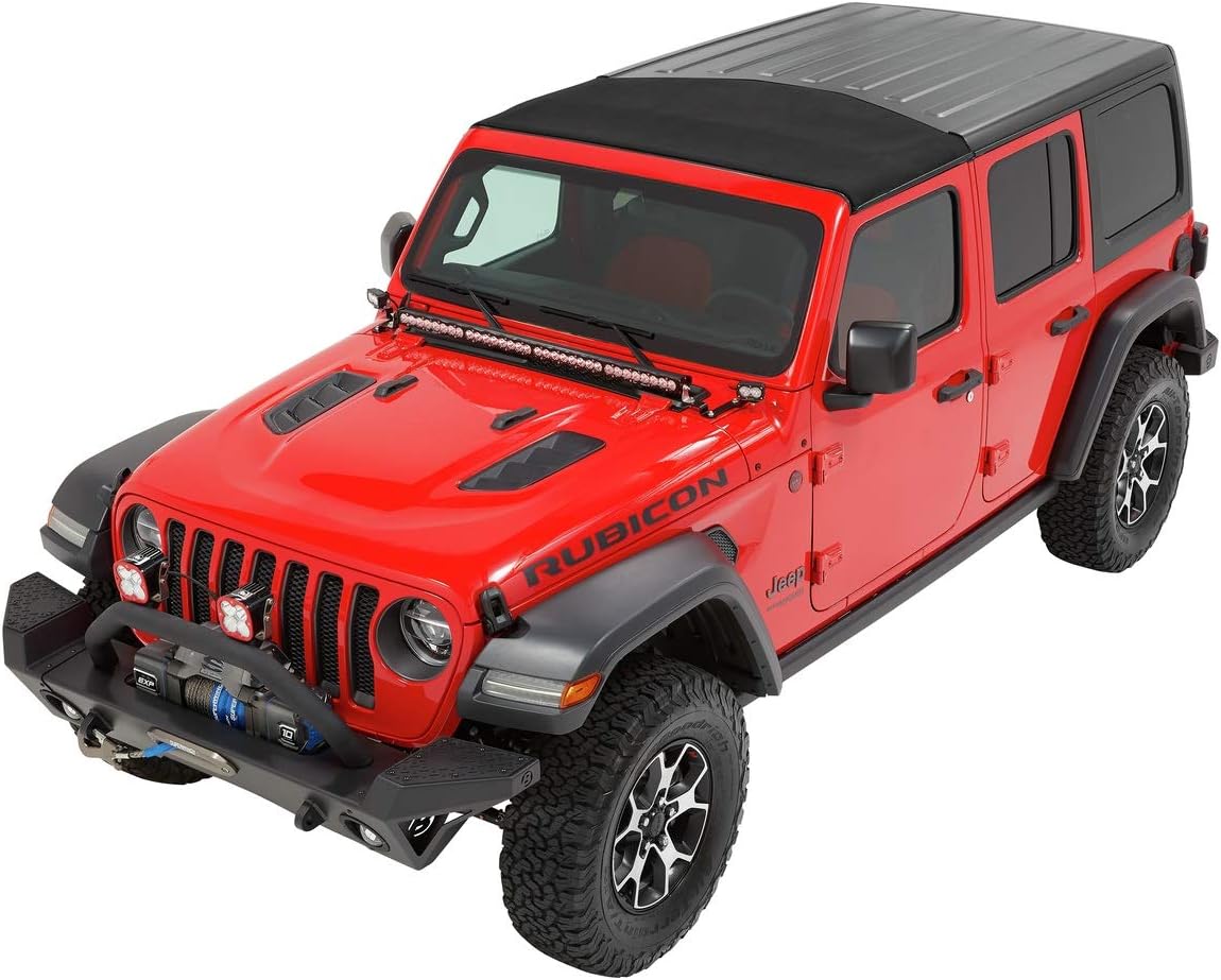 Jeep Wrangler Soft Top Sunrider for Hardtop For Jeep 2007-2018 Wrangler JK Black Premium Twill Bestop