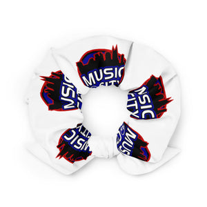 MC4x4 Logo White Jeep Hair Scrunchie