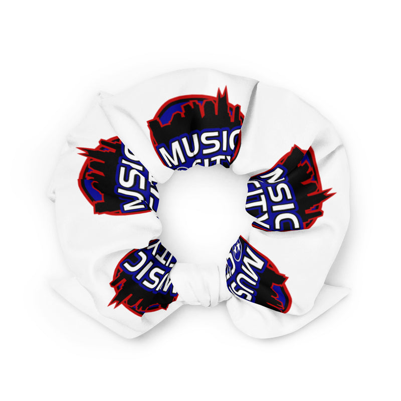 MC4x4 Logo White Jeep Hair Scrunchie