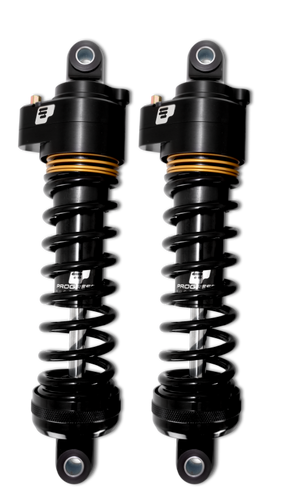 Progressive Harley Ultra Touring-QPS 944 Series Shocks, 13in, 12in Ride Height Heavy Duty - Black /