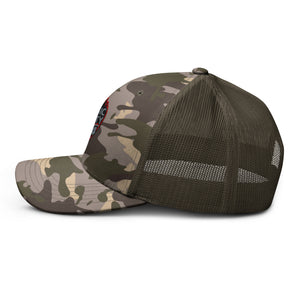 MC4x4 Dark Logo Camo Trucker Hat