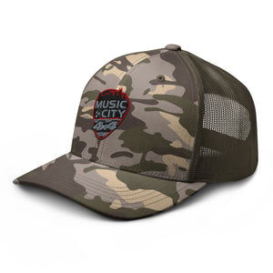 MC4x4 Dark Logo Camo Trucker Hat