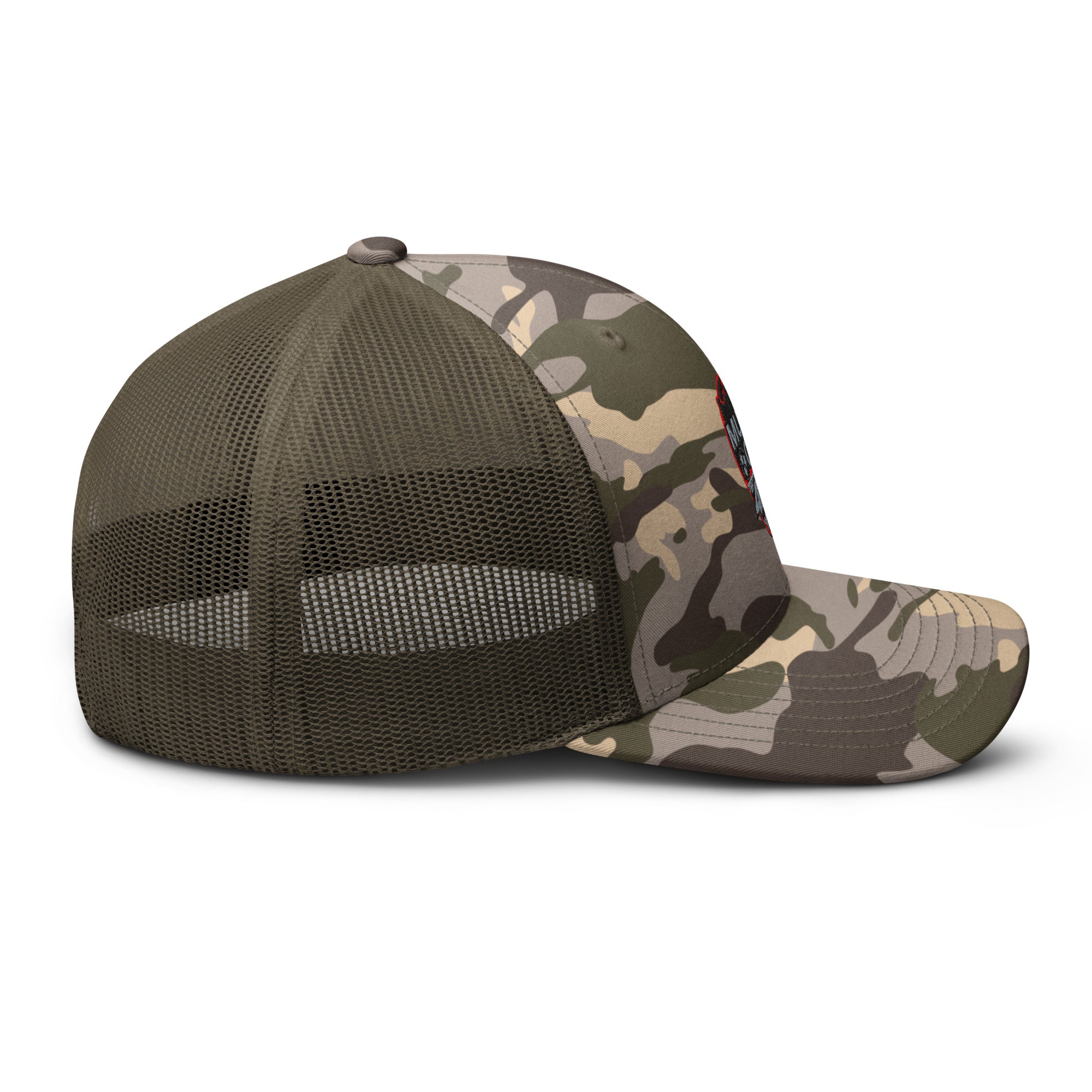 MC4x4 Dark Logo Camo Trucker Hat