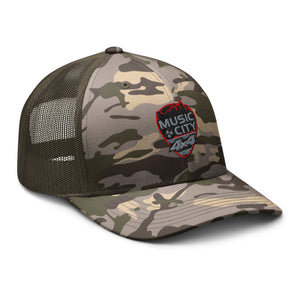 MC4x4 Dark Logo Camo Trucker Hat
