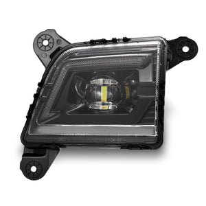 AlphaRex 19-23 Chevrolet Silverado 2500/3500HD DoubleTap Dual Color LED Projector Fog Lights