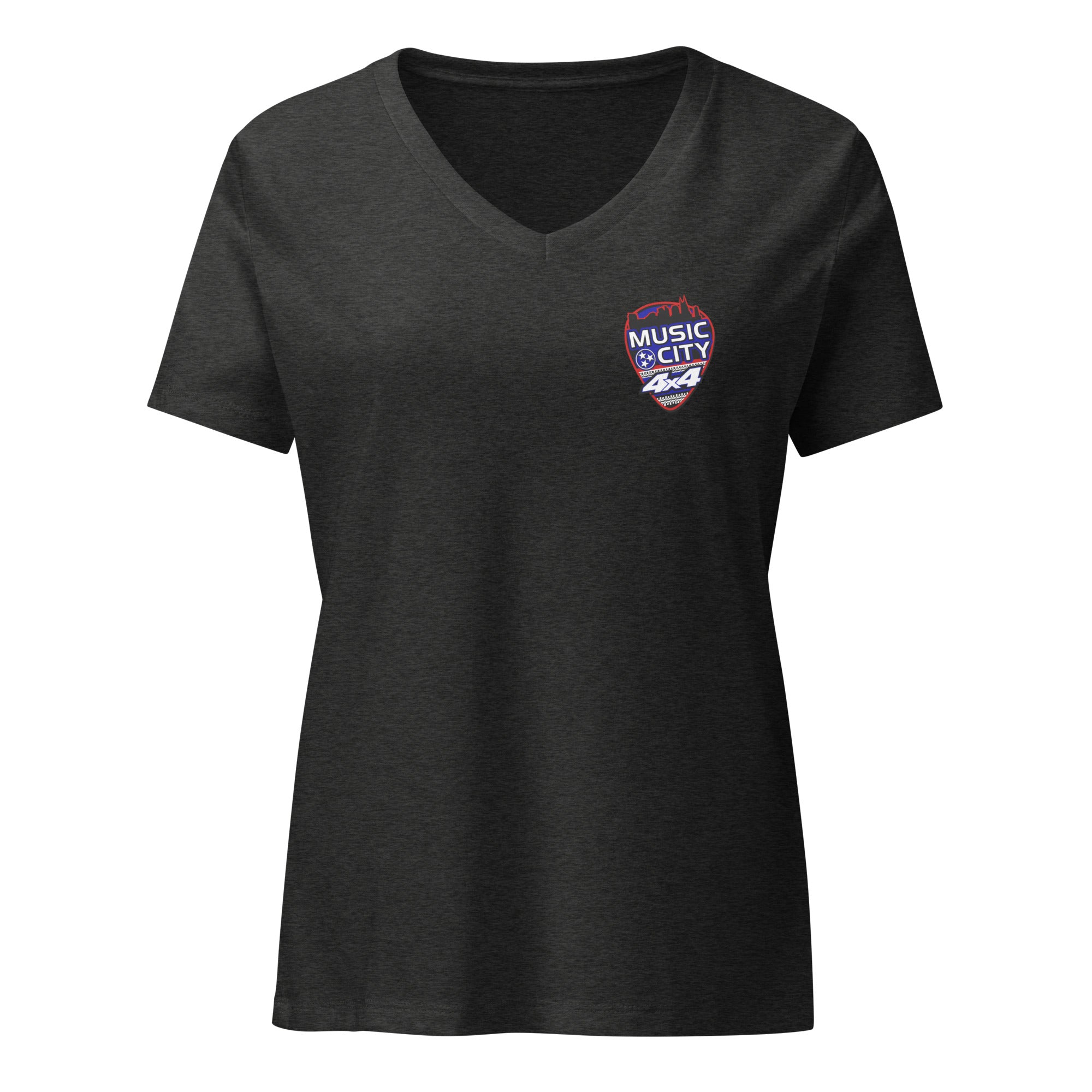 MC4x4 Logo Women's V-Neck Shirt