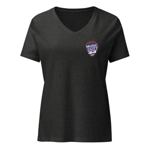 MC4x4 Logo Women's V-Neck Shirt