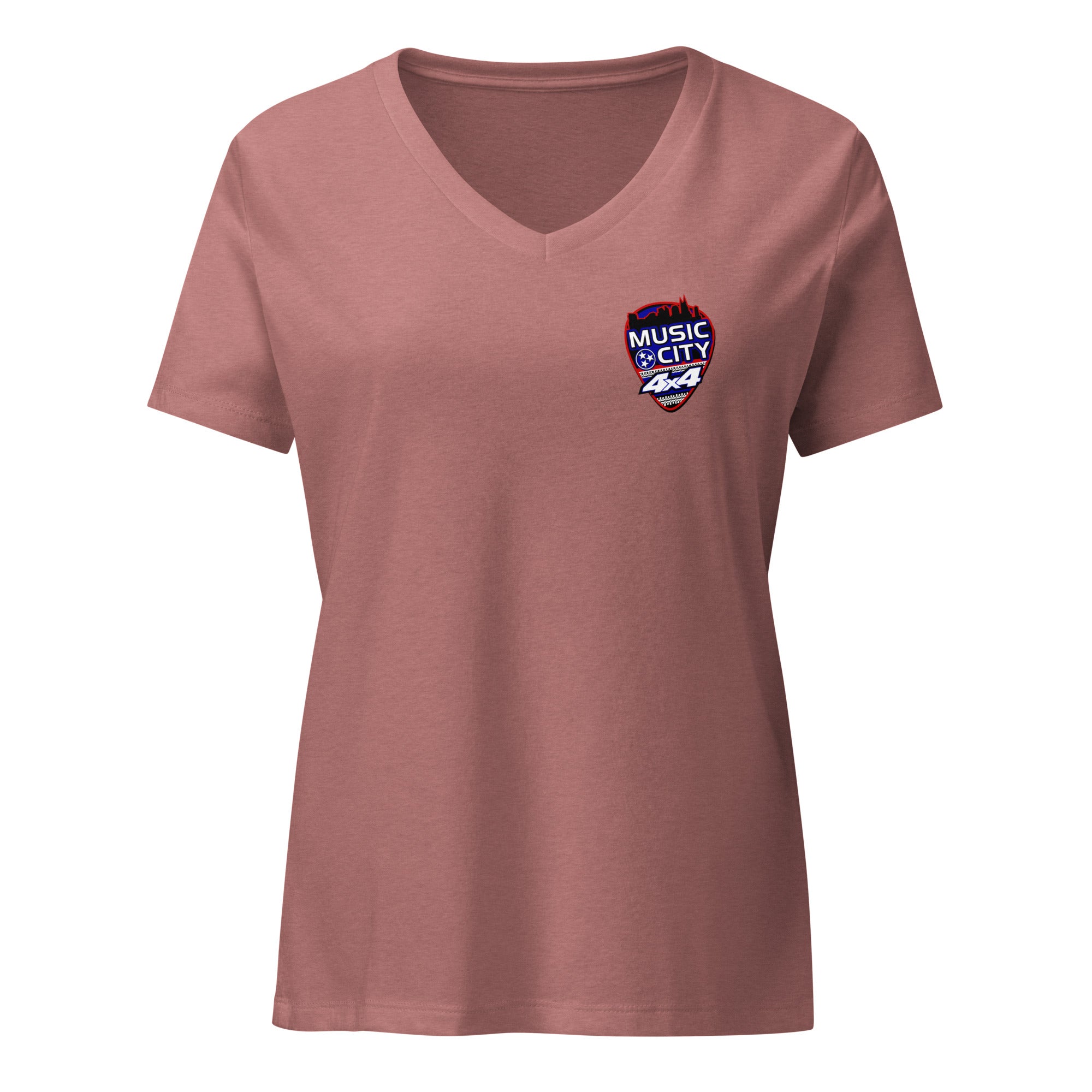 MC4x4 Logo Women's V-Neck Shirt