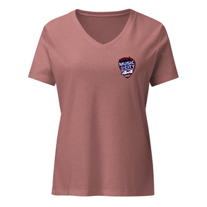 MC4x4 Logo Women's V-Neck Shirt