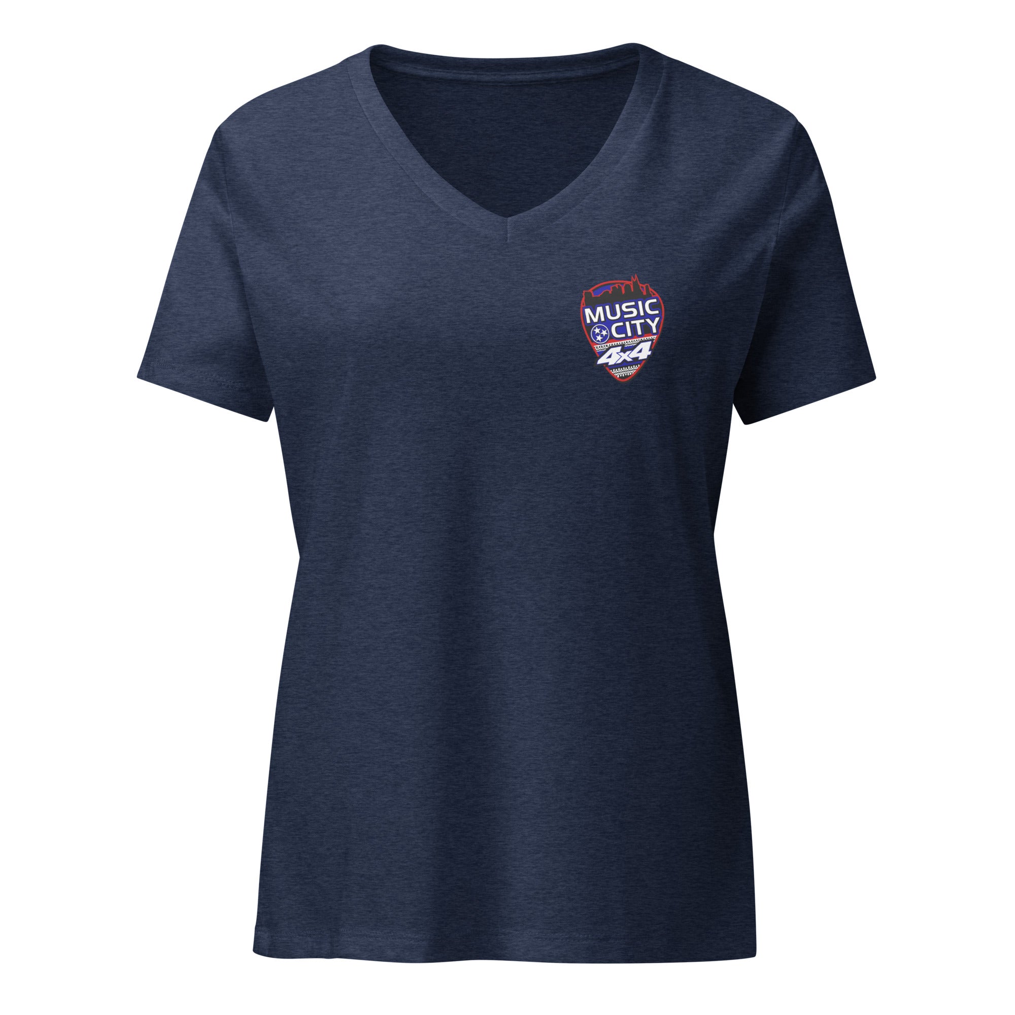 MC4x4 Logo Women's V-Neck Shirt