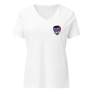 MC4x4 Logo Women's V-Neck Shirt